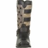 Durango Black Faded Flag Harness Boot, BLACK CHARCOAL GREY, M, Size 8 DDB0141